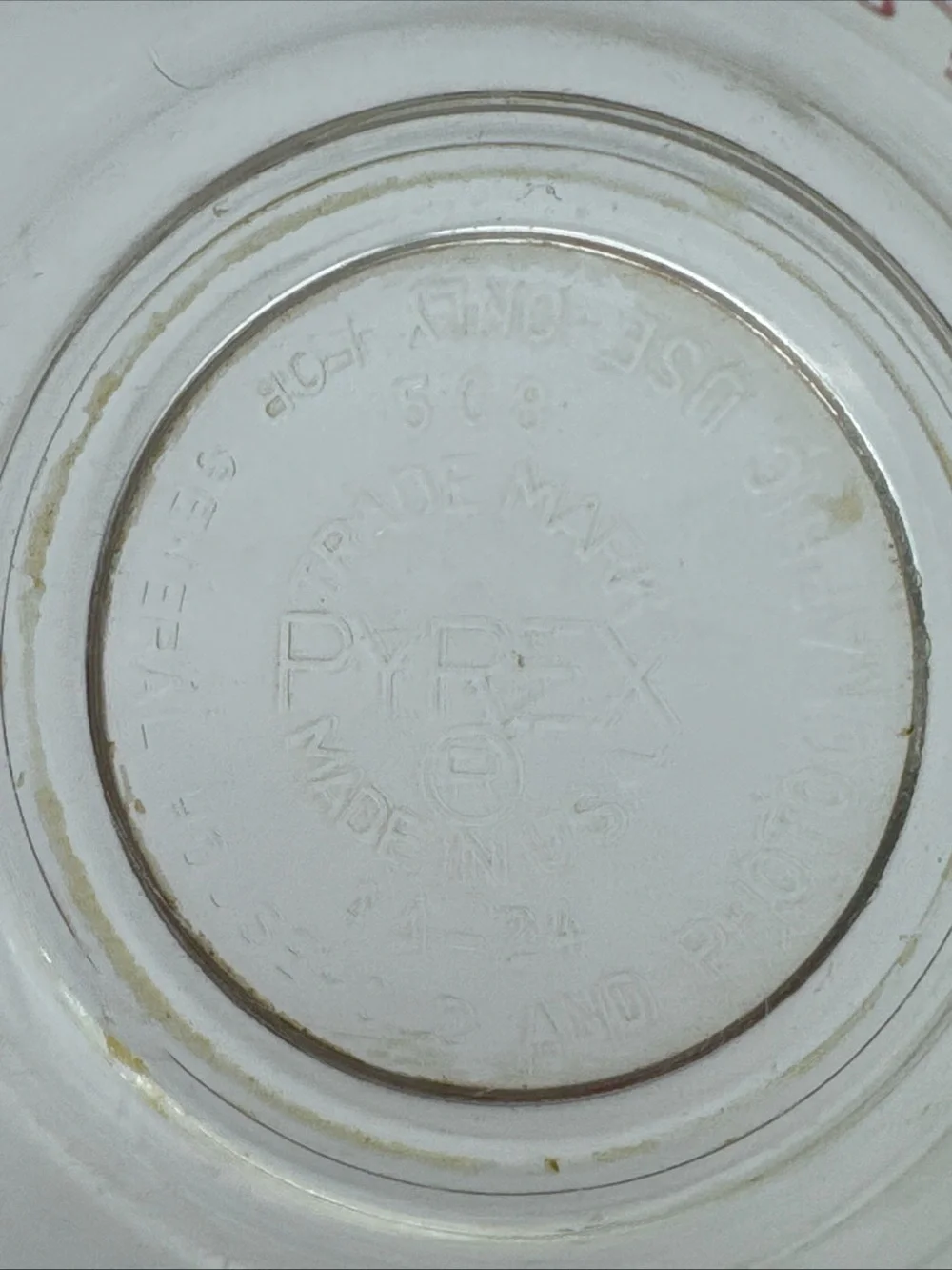 Vintage PYREX 1 Cup Liquid 8 oz Measuring Cup 508 D Handle